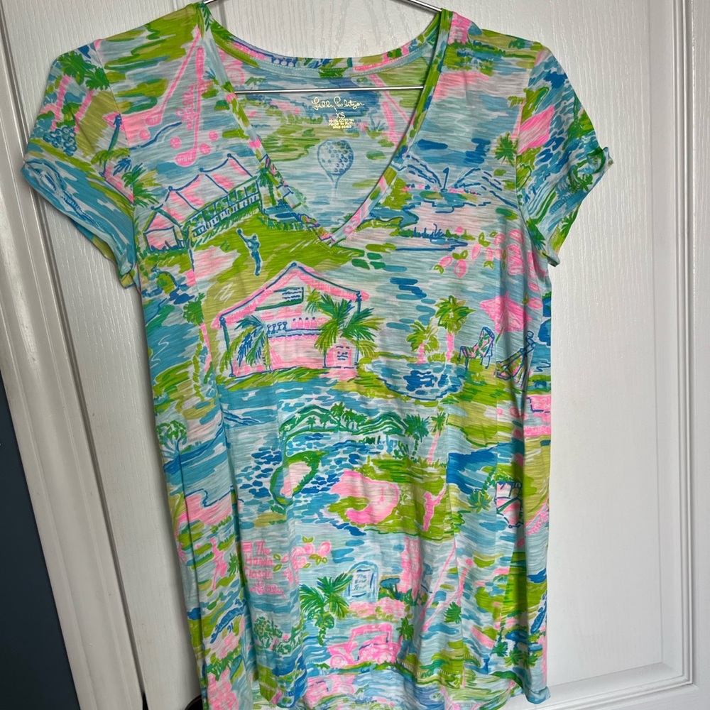 Lilly Pulitzer Multicolor Short Sleeve Tee